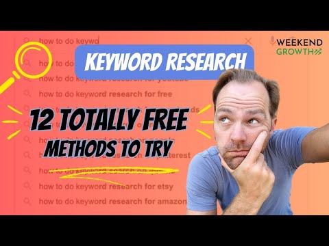 12 Totally Free Keyword Research Methods