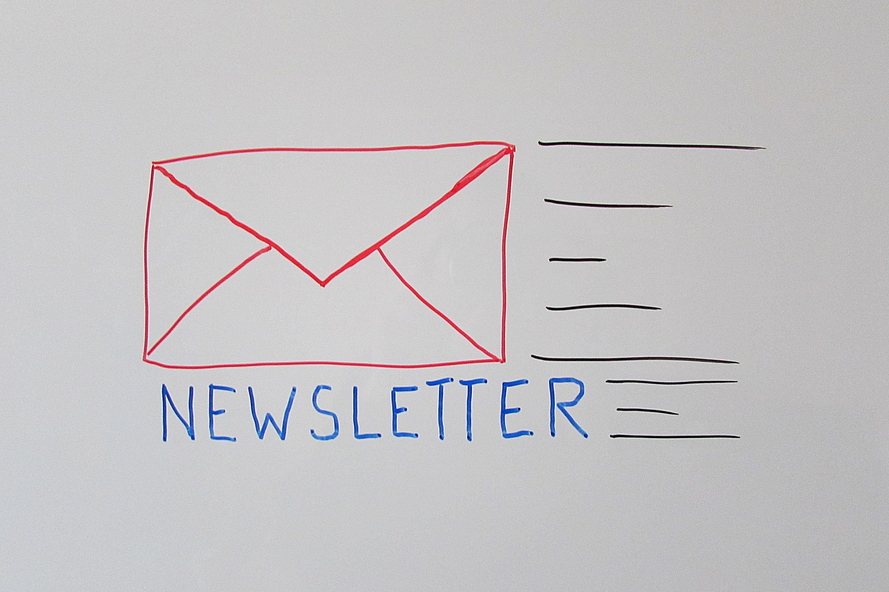 Graphic image of a newsletter