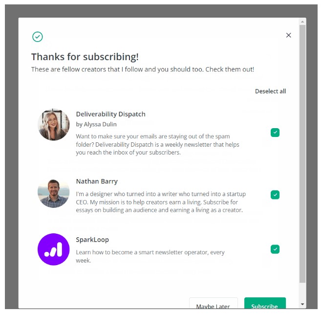 ConvertKit’s Creator Network