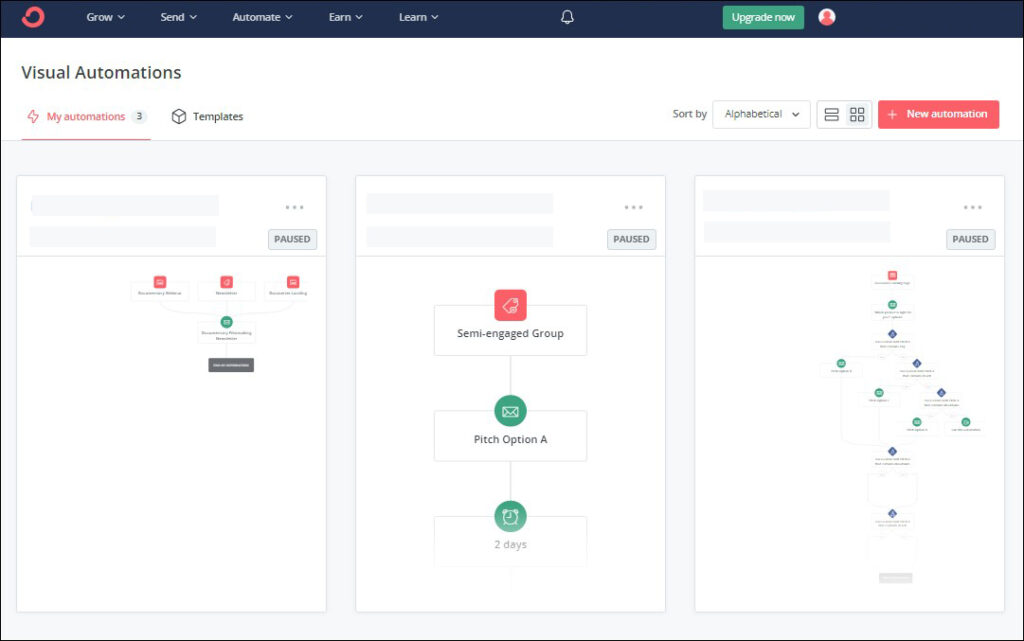 ConvertKit’s email builder