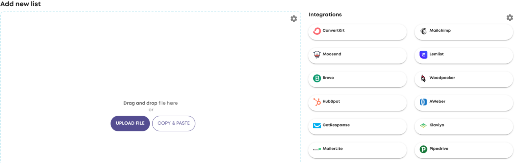 Adding new files on Bouncer lists