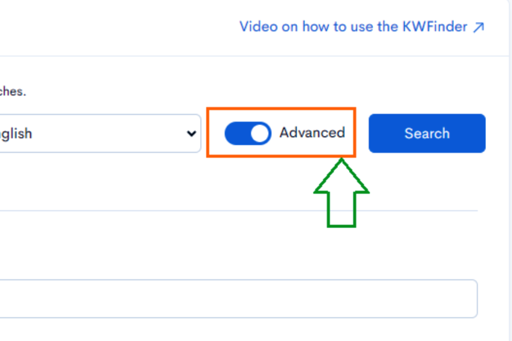 Advanced search option in Low Fruits