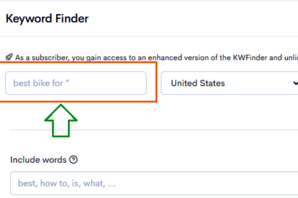 Keyword Finder in Low Fruits