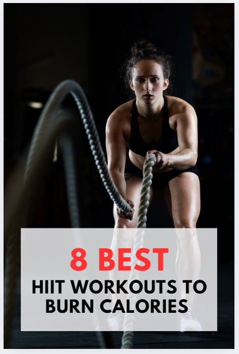 Example of a TOBI pin, for the 8 best HIIT workouts to burn calories