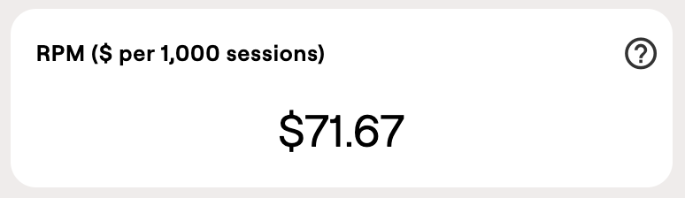 Sample of an RPM email newsletter value